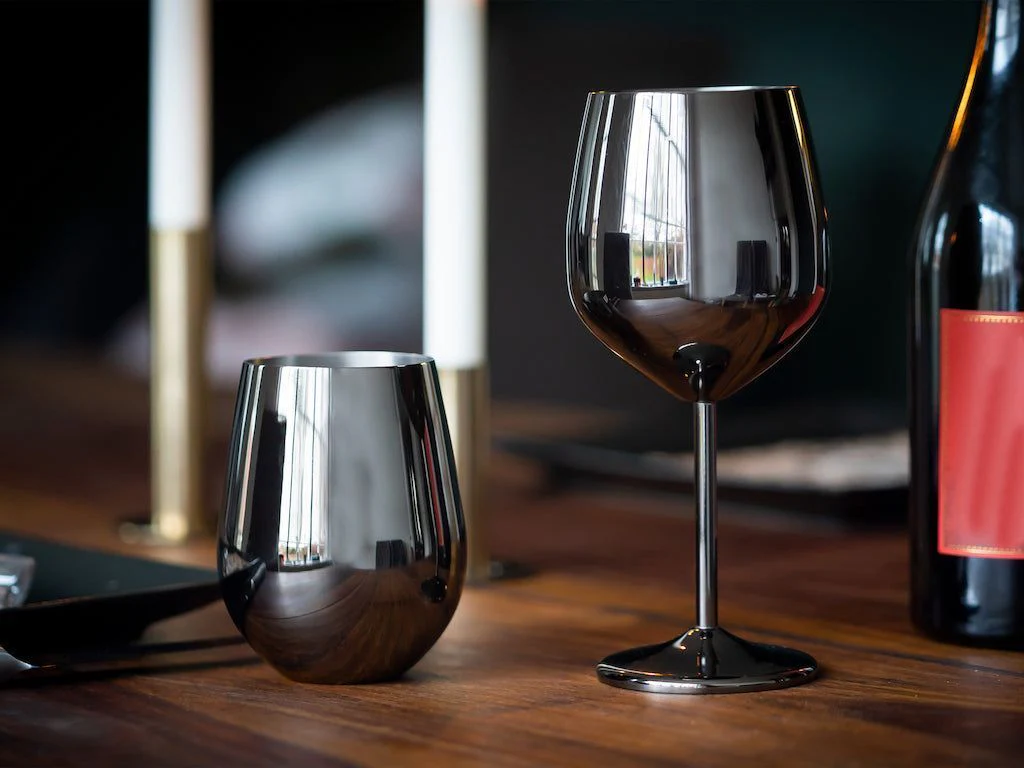 VINGLASS AV RUSTFRITT STÅL SETT 4-PAKK - Image 9