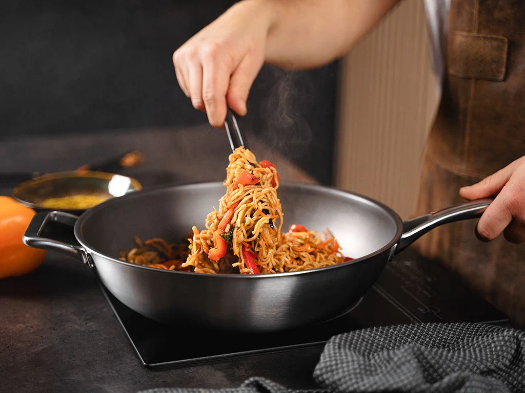 ZERO – NATURLIG NON-STICK WOKPANNE 30 CM - Image 3